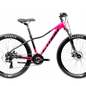 Rower MTB Storm Shark Lady 1.0, róż-czarny matt, rama 15"