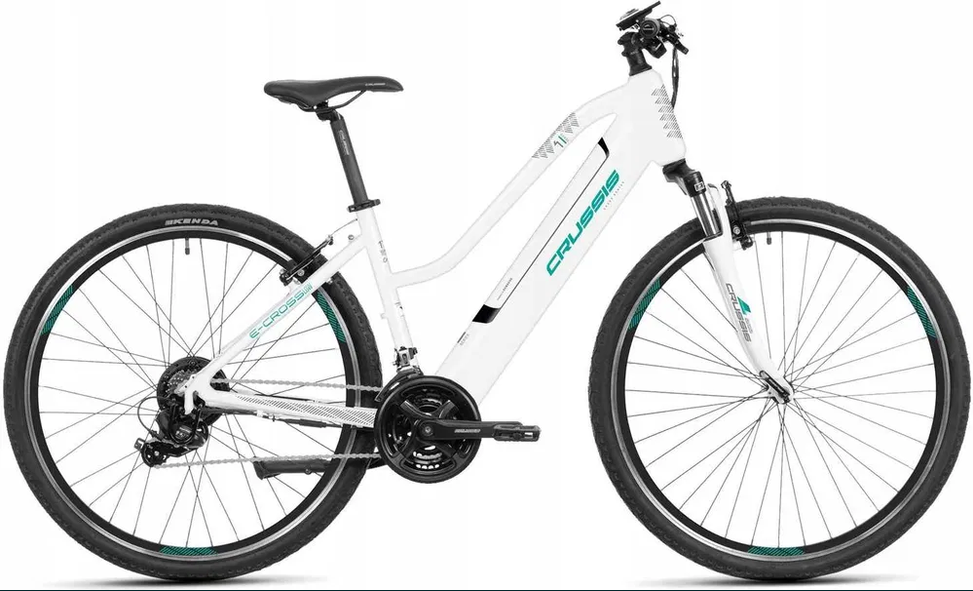 Rower elektryczny Crussis e-Cross Low 1.9 (612 Wh), rama 17"