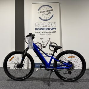 Rower elektryczny Storm E-Taurus Junior 2HD niebieski (378 Wh), rama 11"