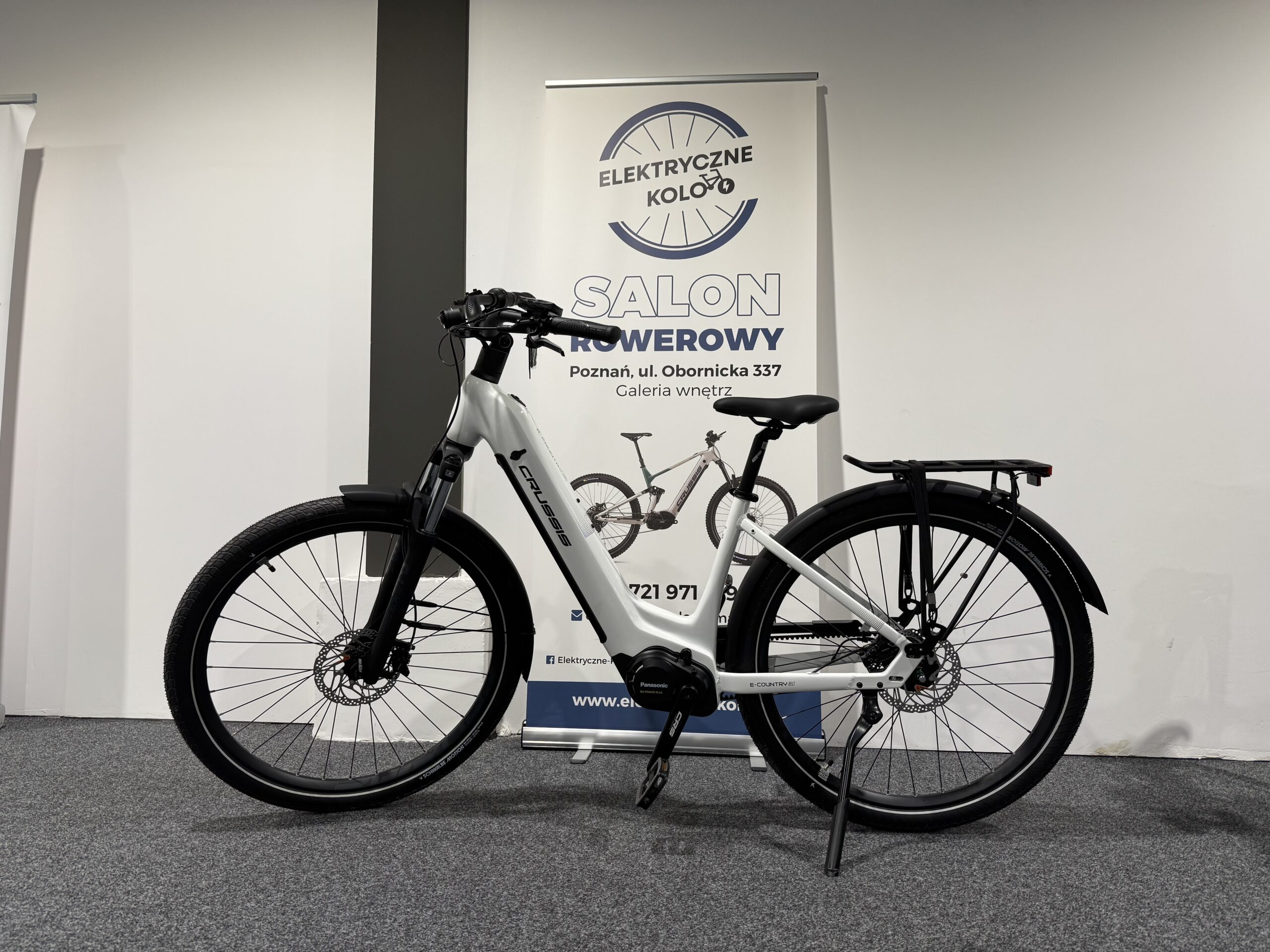 Rower elektryczny Crussis e-Country Belt 7.11 (715 Wh), rama 17"